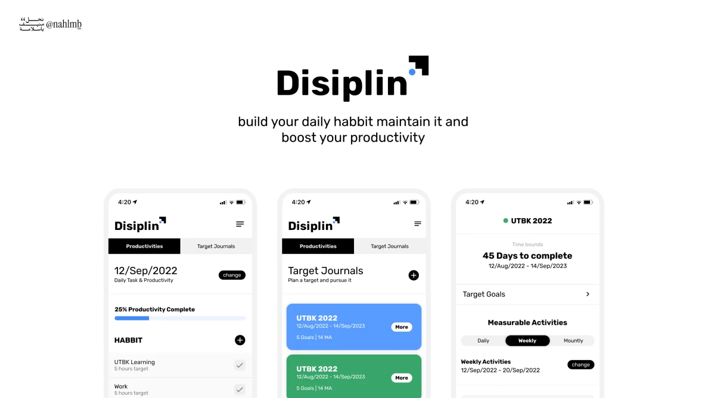 Disiplin — native app