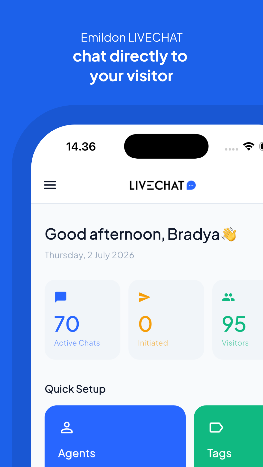 Emildon LiveChat gallery image 1